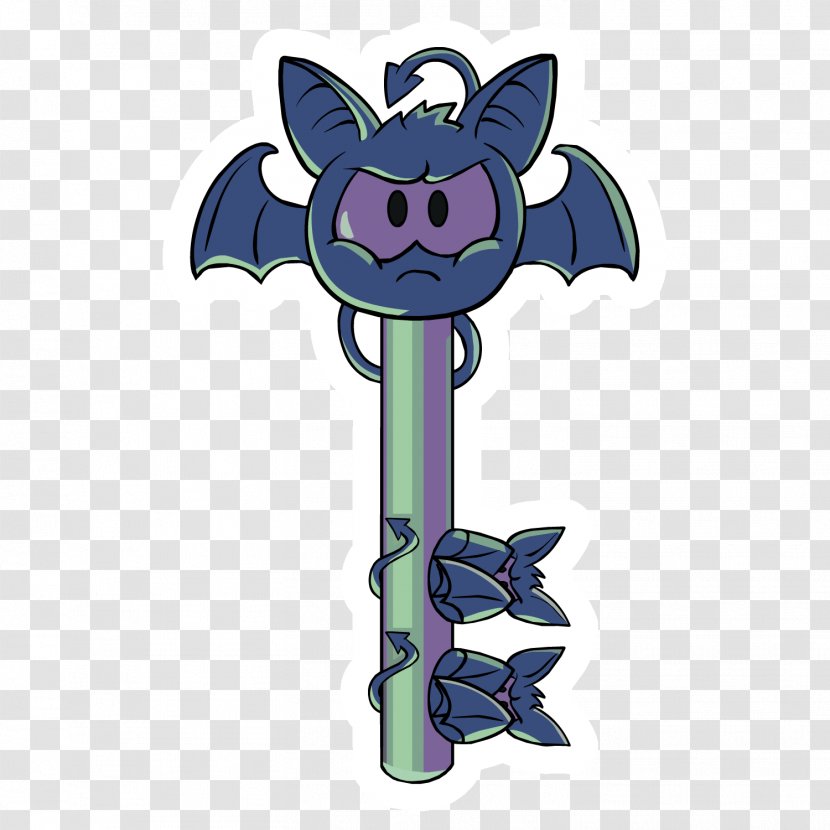 Club Penguin Microbat Key Chains Game - Violet - Bat Transparent PNG