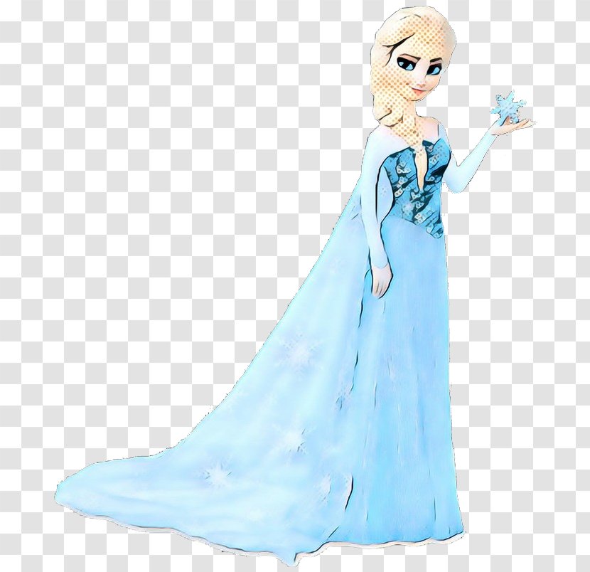 Gown Character Girl Fiction - Clothing Transparent PNG
