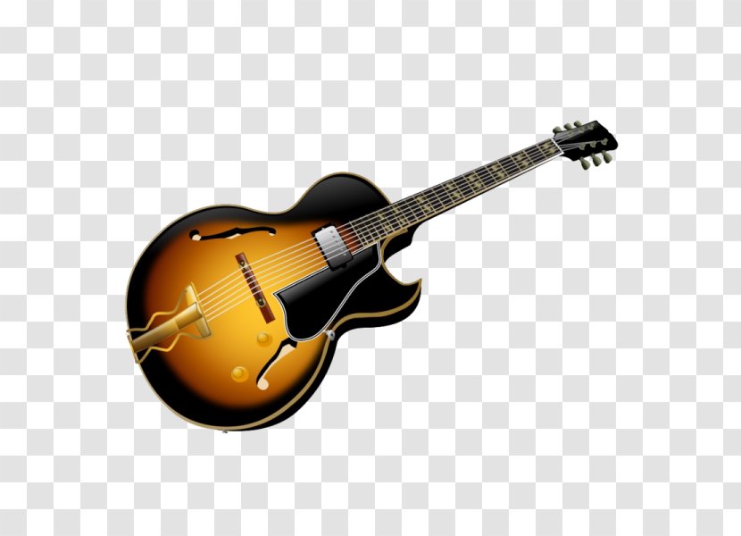 Electric Guitar Acoustic Bass - Heart Transparent PNG