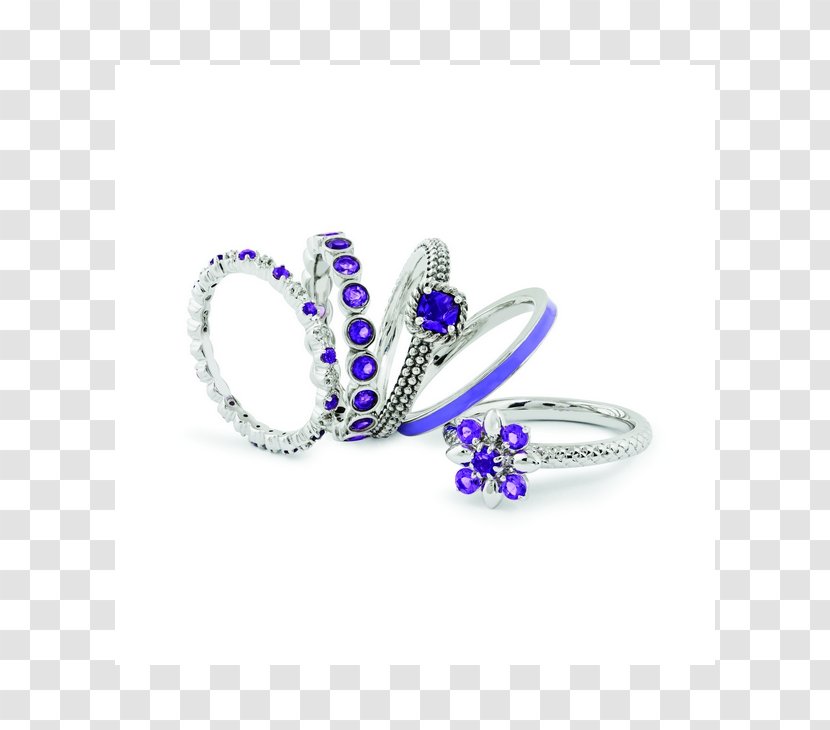 Amethyst Body Jewellery Silver Transparent PNG