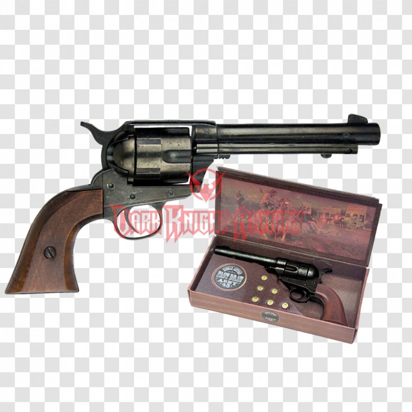 American Frontier Colt Single Action Army Cap Gun Revolver Firearm - Blank - Weapon Transparent PNG