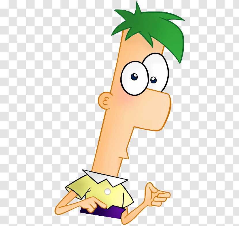Ferb Fletcher Phineas Flynn Candace Animated Cartoon - Finger Transparent PNG