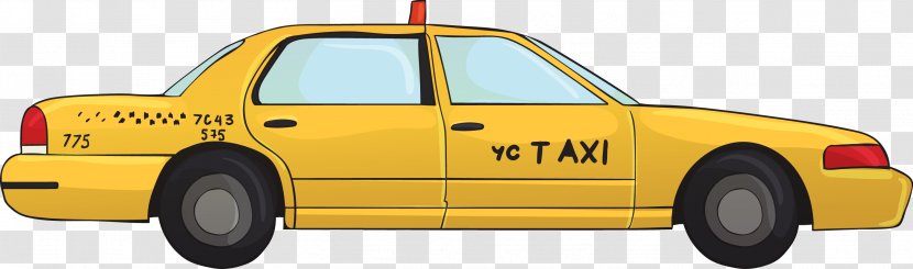 Flatiron Building Taxi 1 - Compact Car - TAXI Element Transparent PNG