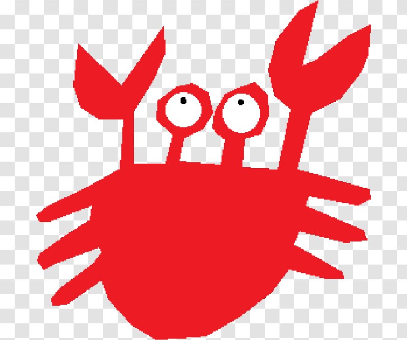 Clip Art Crab Cake Decapods Christmas Island Red - Flower Transparent PNG