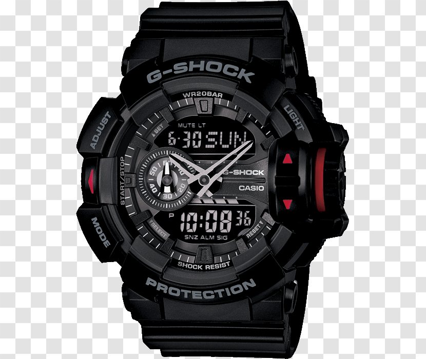 G-Shock GA-400 Watch Strap G Shock GA-400-1B - Gshock Ga2011a - 5 Minute Countdown Clock Live Transparent PNG