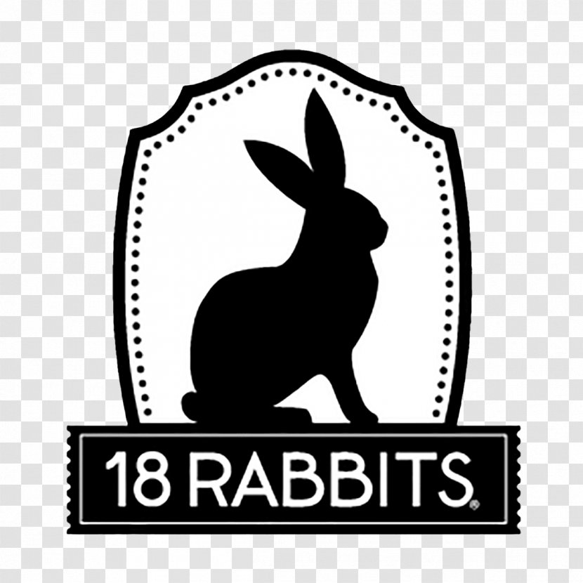 18 Rabbits LLC - Black And White - Organic Gluten Free Granola Bar FoodTea Transparent PNG