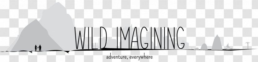 Brand Product Design Line Art Font - Black And White - Wild Adventure Transparent PNG