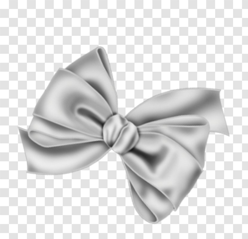 Christmas Gift Shoelace Knot Bow Tie - Monochrome Transparent PNG