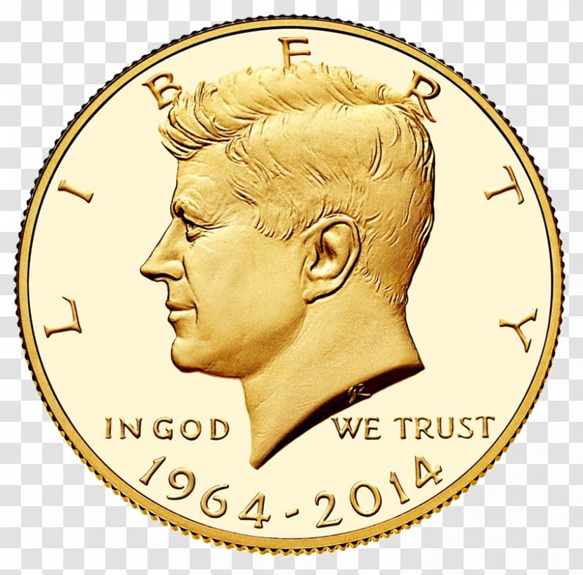 Kennedy Half Dollar Proof Coinage United States Mint - Numismatics - 50th Coin Transparent PNG