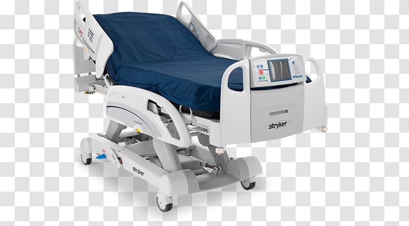 Hospital Bed Stryker Corporation Patient - Intensive Care Unit Transparent PNG