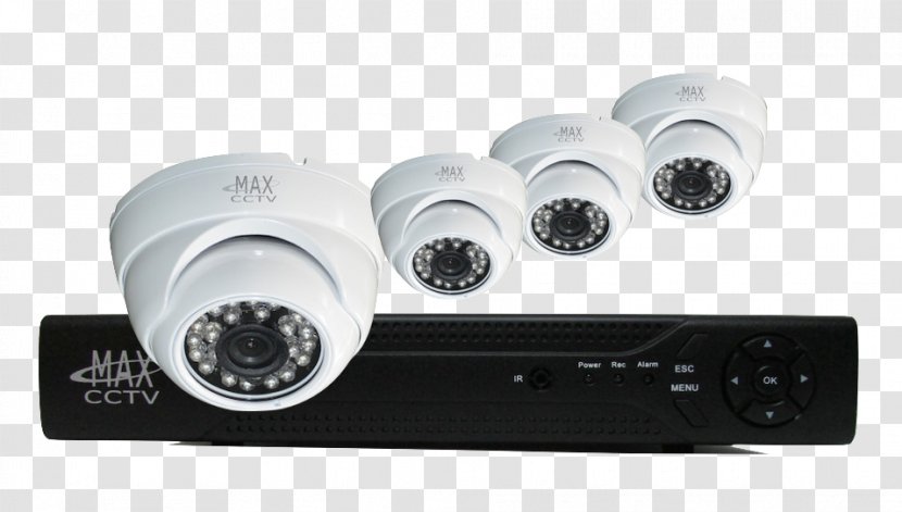 Wireless Security Camera Closed-circuit Television Alarms & Systems - Technology - Cctv Dvr Kit Transparent PNG