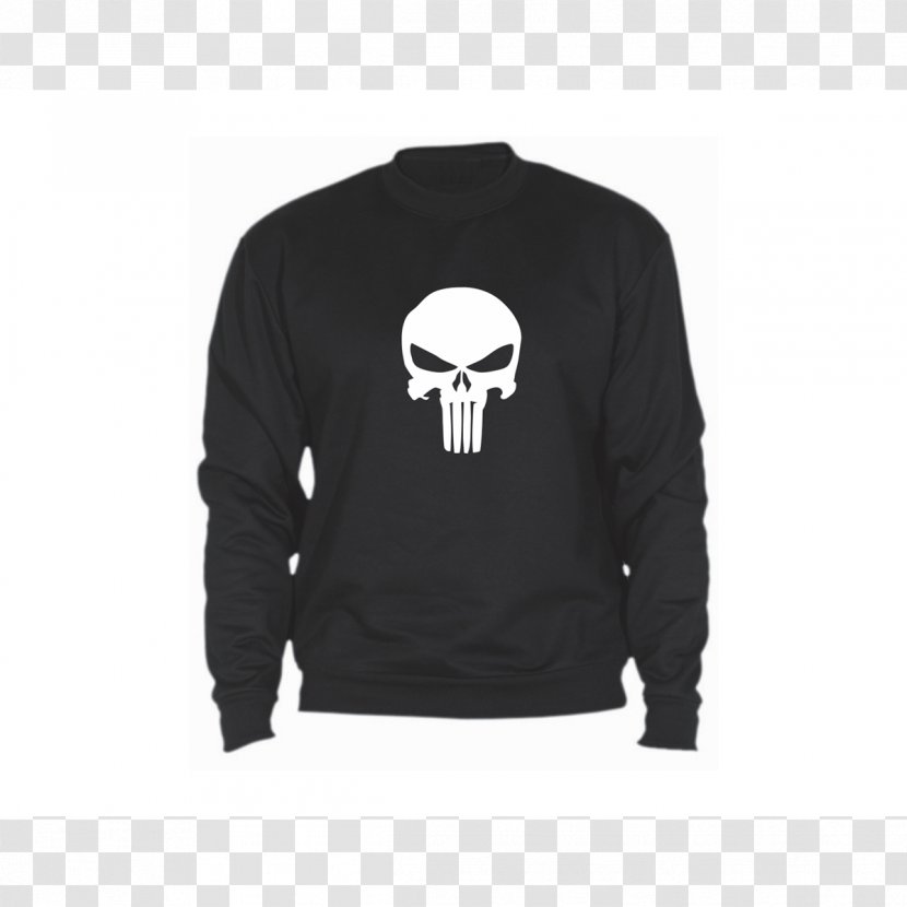 Punisher T-shirt Clothing Bluza Hoodie - Angry Skull Transparent PNG
