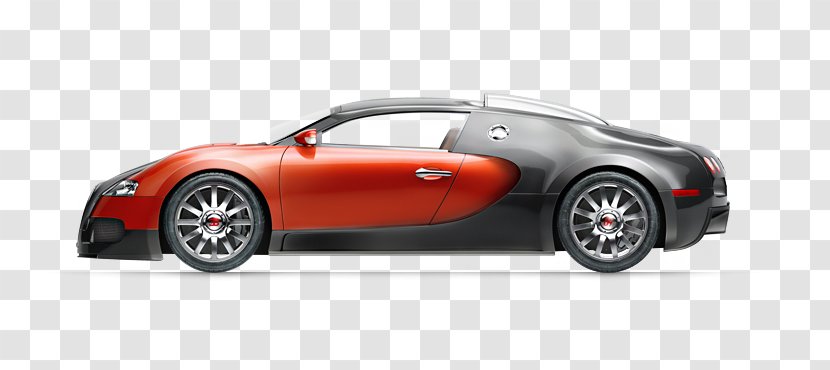 Bugatti Veyron Sports Car 8-cylinder Line Transparent PNG