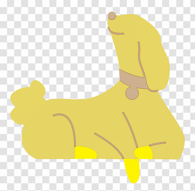 Dog Ducks Cartoon Yellow Tail Transparent PNG