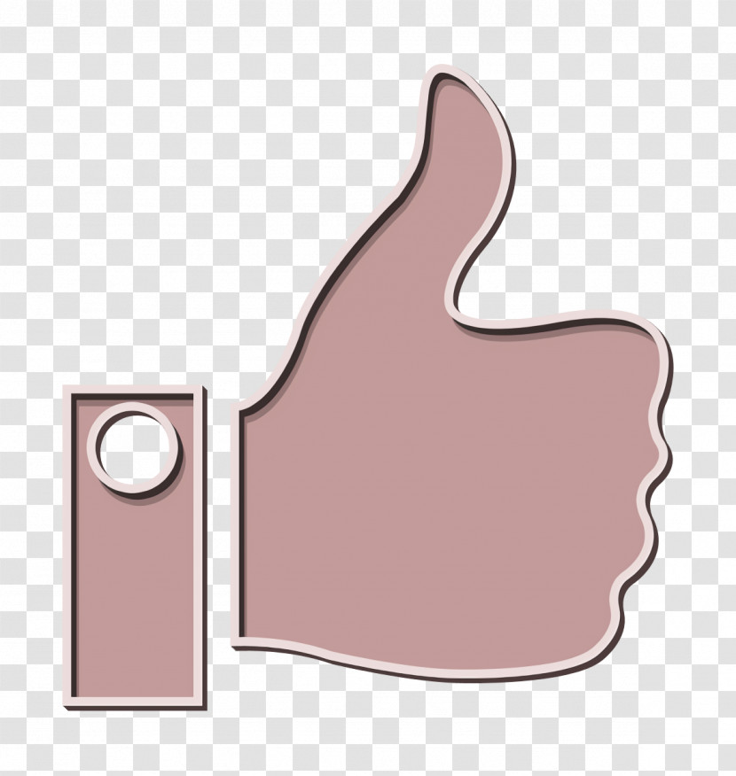 Like Icon Gestures Icon Thumb Up Gesture Icon Transparent PNG