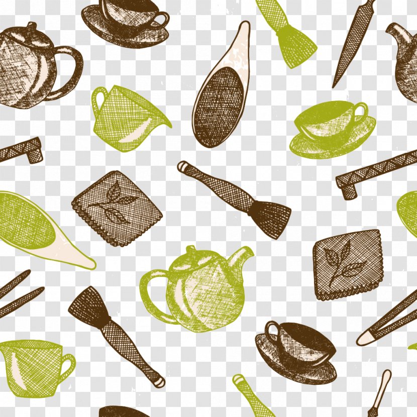 Kitchen Teapot Illustration - Tools Pattern Transparent PNG