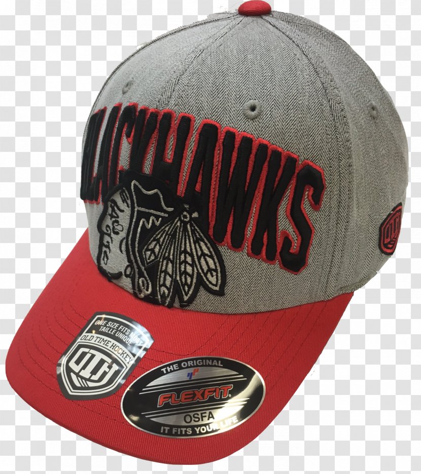 Baseball Cap Chicago Blackhawks Ice Hockey - Headgear - Hat Man Transparent PNG