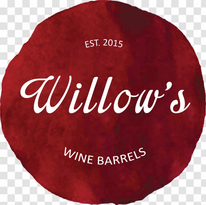 Willows Wine Barrels Oak Dog - Maroon Transparent PNG