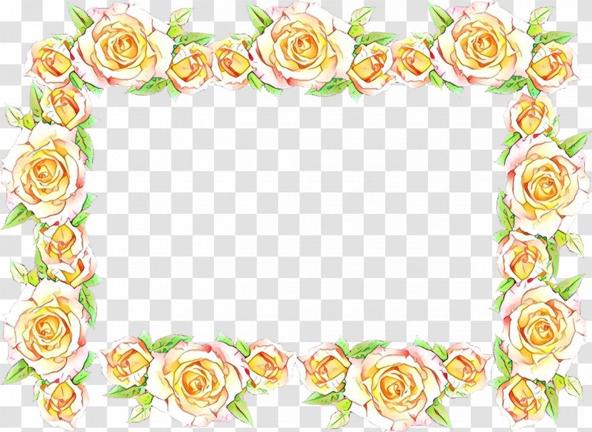 Background Flowers Frame - Rose Family - Picture Interior Design Transparent PNG