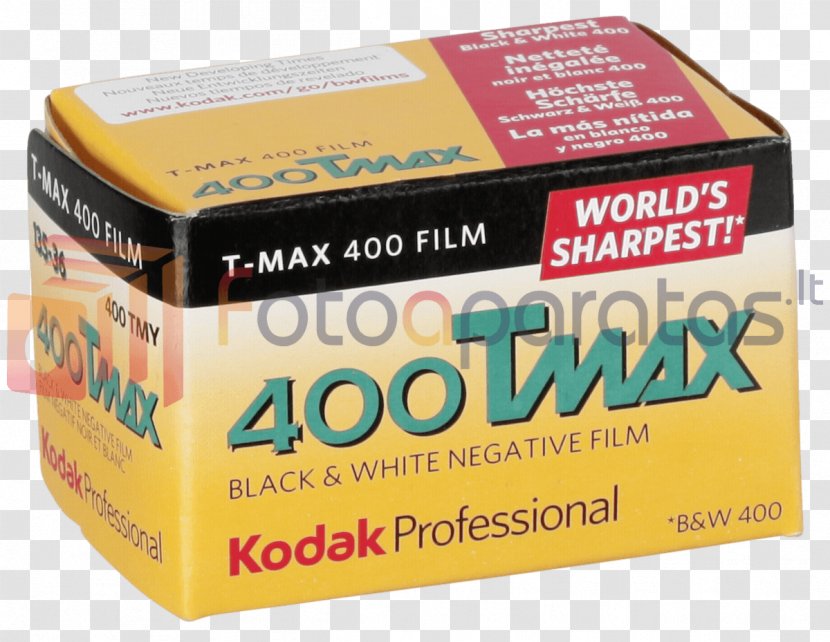 Photographic Film Kodak T-MAX Portra Black And White - 120 - Camera Transparent PNG