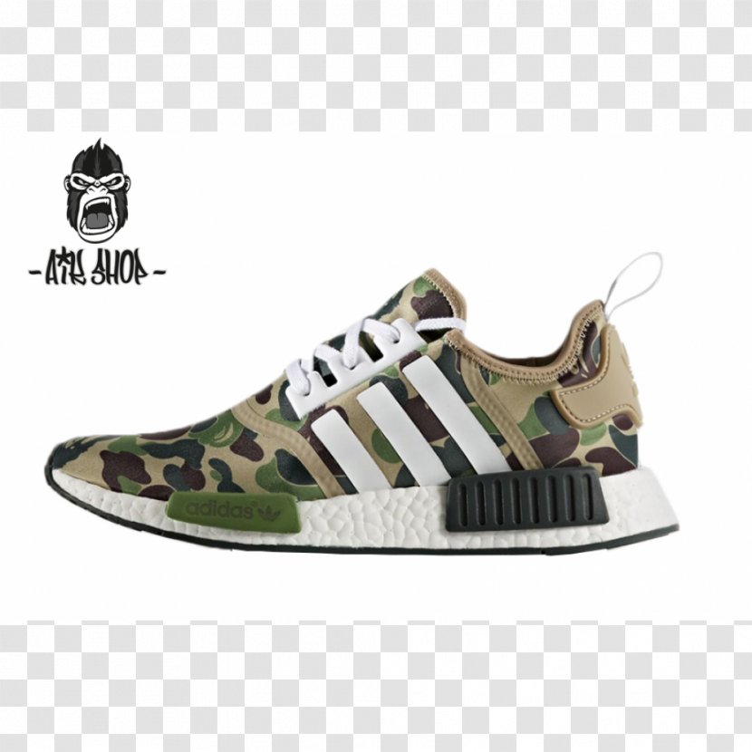 Bape X NMD R1 Adidas Sneakers Shoe Boost Transparent PNG