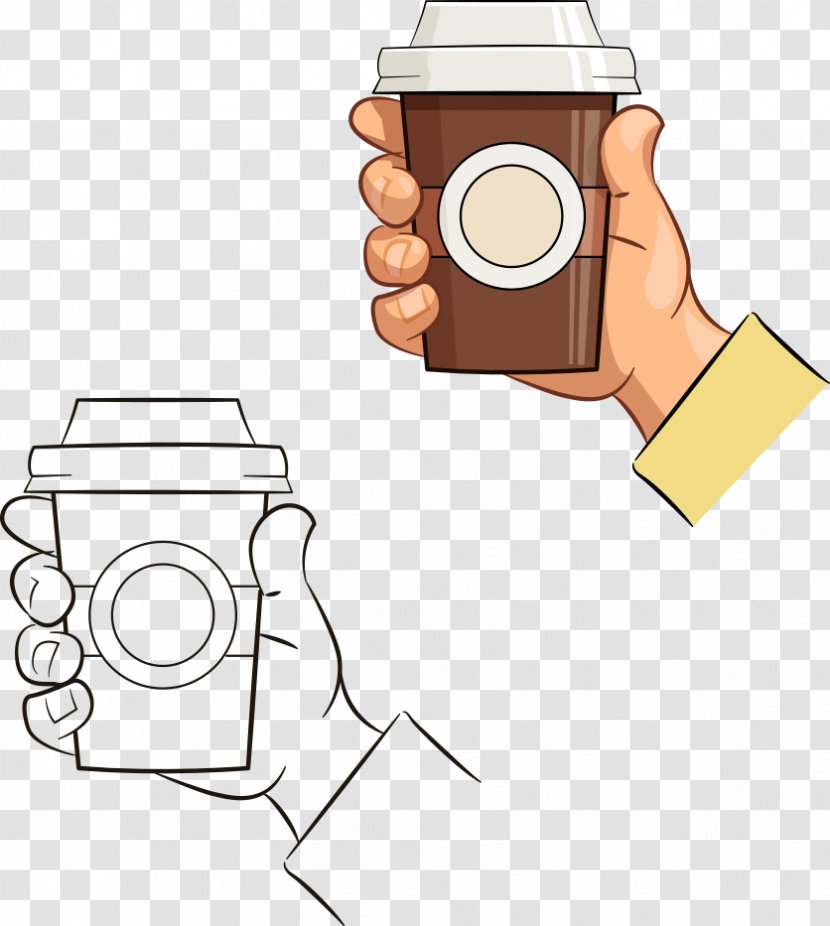 Coffee Photography Illustration - Cup - Vector Cartoon Transparent PNG