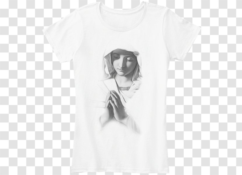 T-shirt /m/02csf Shoulder Sleeve Composer - Joint - Virgin Mary Transparent PNG