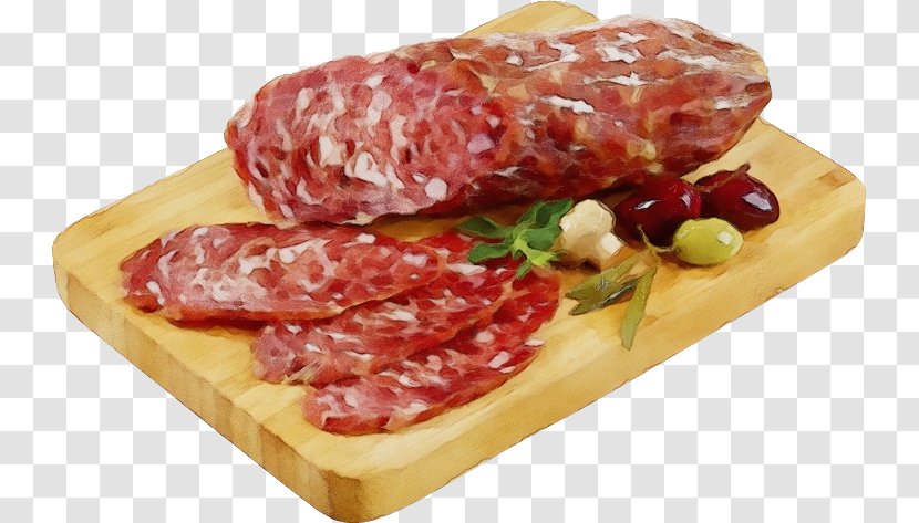 Food Cuisine Meat Dish Salchichón - Fuet Salami Transparent PNG