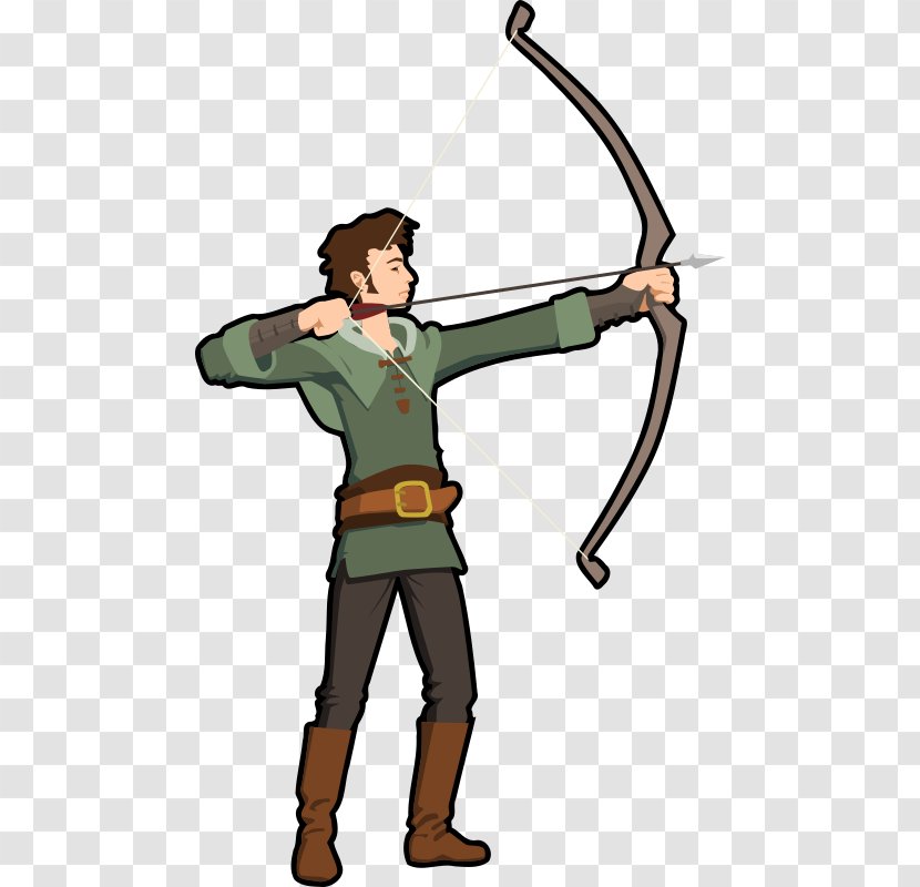 Archery Bow And Arrow Clip Art - Target - Fall Hunting Cliparts Transparent PNG
