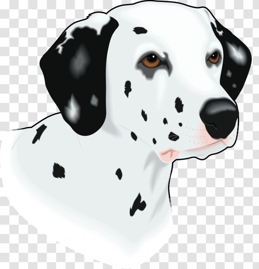 Dalmatian Dog Pongo Perdita Puppy The - Cat Head Outline Transparent PNG