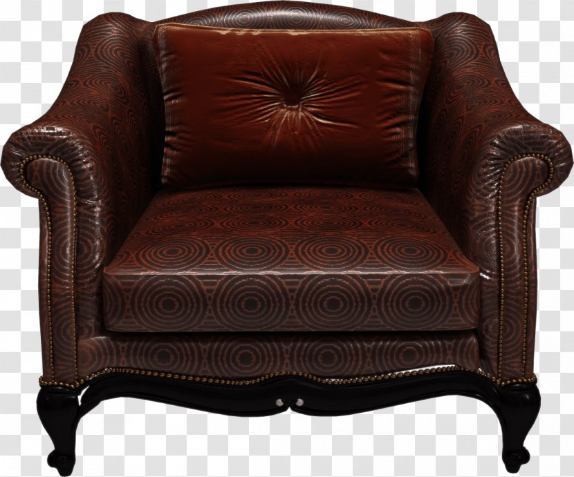 Wing Chair Couch Furniture - Loveseat - Armchair Transparent PNG