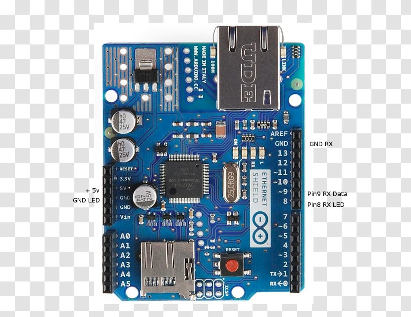 Microcontroller Arduino Computer Hardware Ethernet Electronics - Servomotor - Wind Vane Transparent PNG