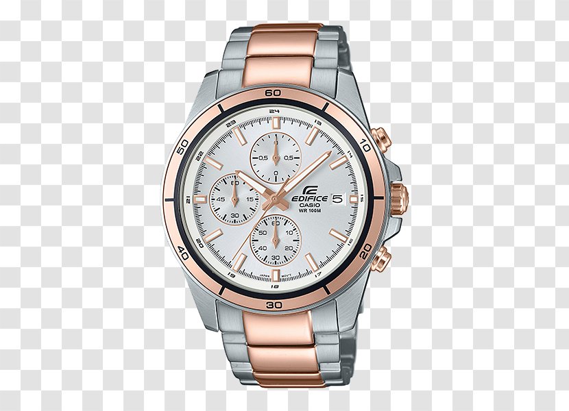 Casio Edifice Analog Watch Chronograph - Steel Transparent PNG