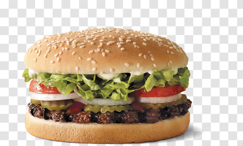 Whopper Hamburger Australian Cuisine Veggie Burger Fast Food - Pan Bagnat - King Transparent PNG