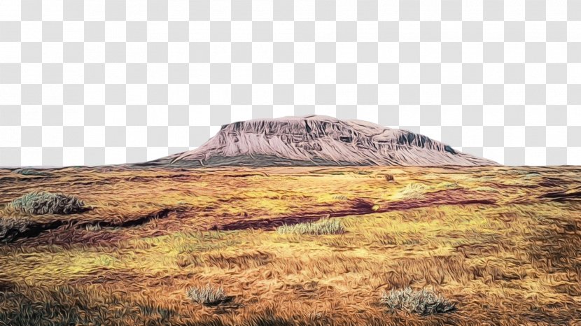Mountainous Landforms Hill Mountain Natural Landscape Highland - Grass Rock Transparent PNG