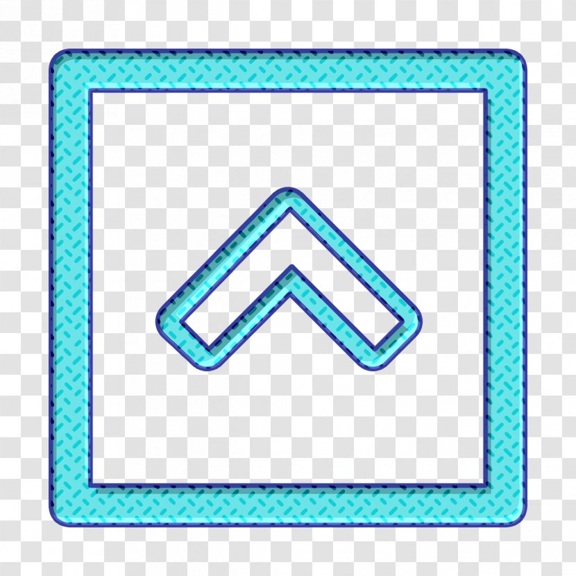 Arrow Icon Direction Point - Electric Blue - Symbol Rectangle Transparent PNG