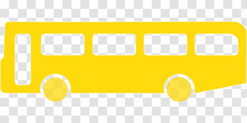 Bus Public Transport Rectangle - Yellow Transparent PNG