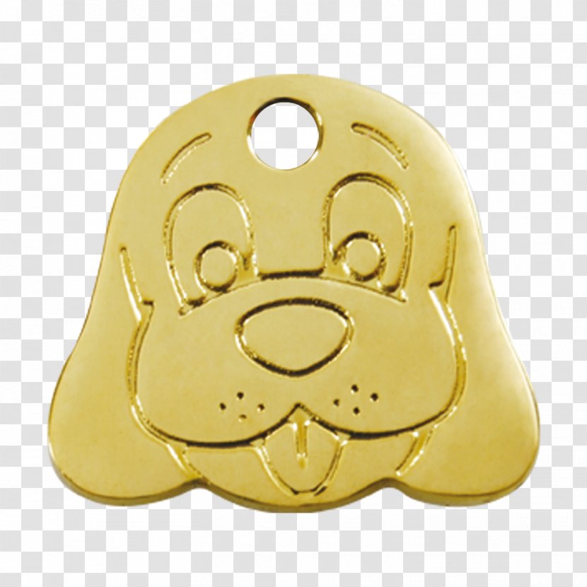 Dog Dingo Pet Tag Cat Brass - Yellow Transparent PNG