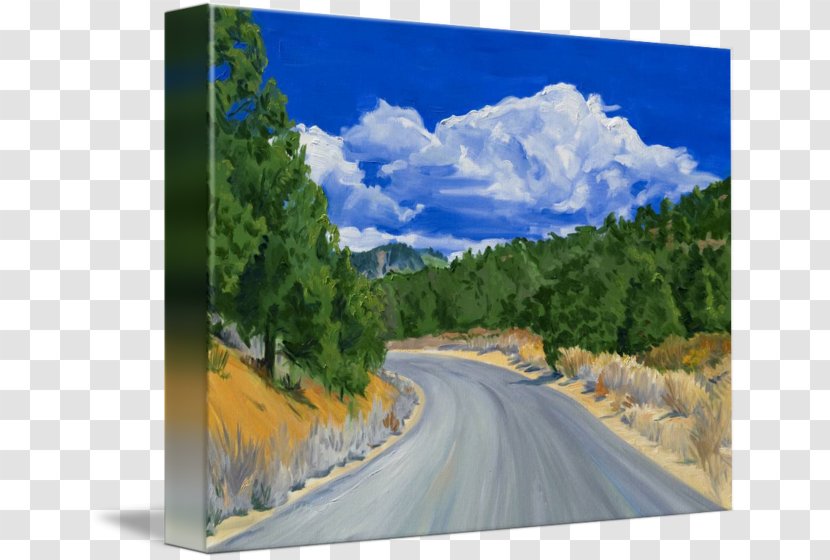 Mount Scenery Sequoia National Park Painting Forest Gallery Wrap - Landscape Transparent PNG