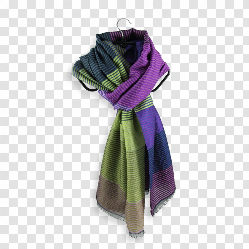 Merino Scarf Wool Cotton Jacquard Loom - Modal Transparent PNG