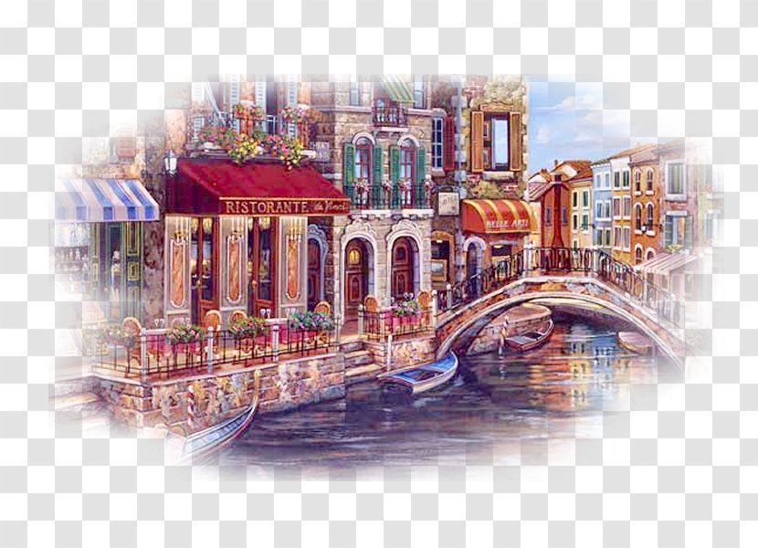 Painting Carnival Of Venice Paris Art - Lady In Red - Tube Transparent PNG