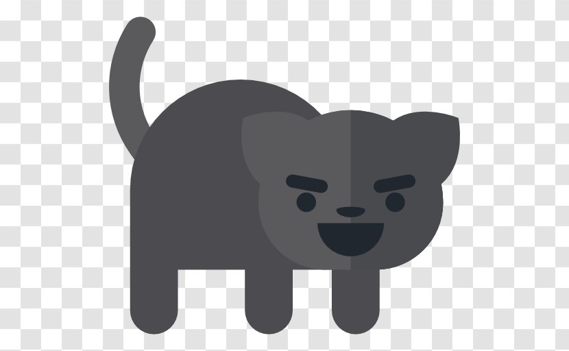 Whiskers Black Cat Clip Art - Snout Transparent PNG