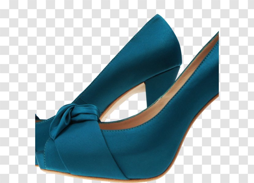 High-heeled Shoe Stiletto Heel - Azure - Cobalt Blue Transparent PNG