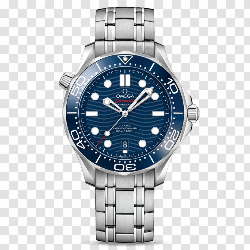 Omega Speedmaster Baselworld Seamaster SA OMEGA Men's Diver 300M Co-Axial - Brand - Watch Transparent PNG