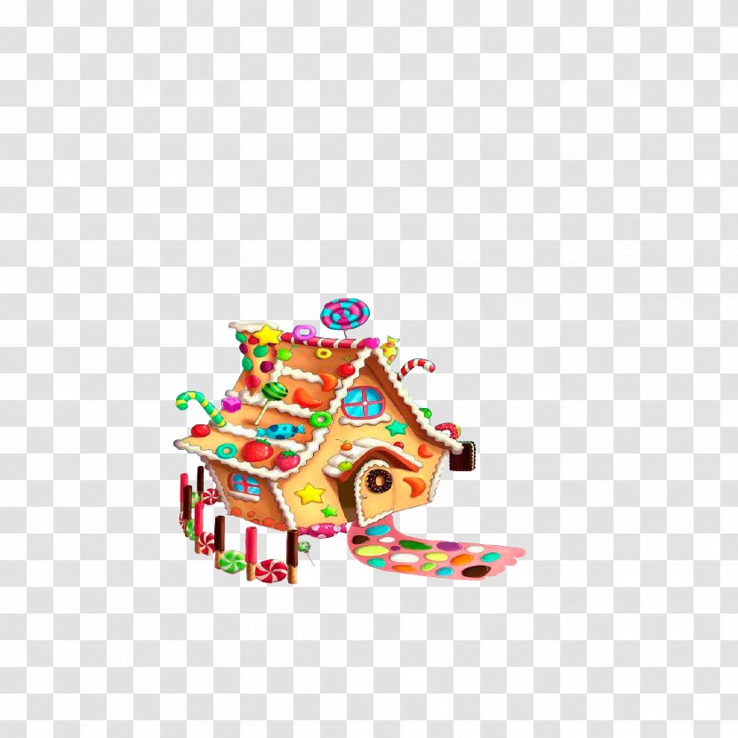 Cartoon Candy Drawing - Sweet House Transparent PNG