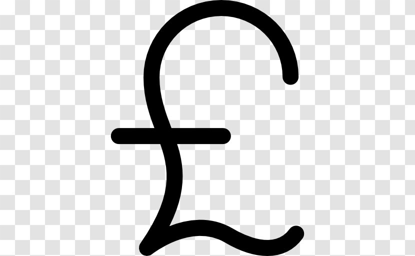 Line White Clip Art - Black And - Pound Sterling Transparent PNG
