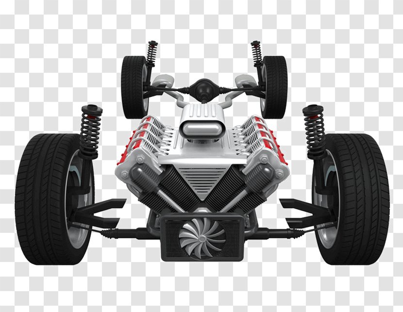 Car Chassis Exhaust System Vehicle - Engineering Project Transparent PNG