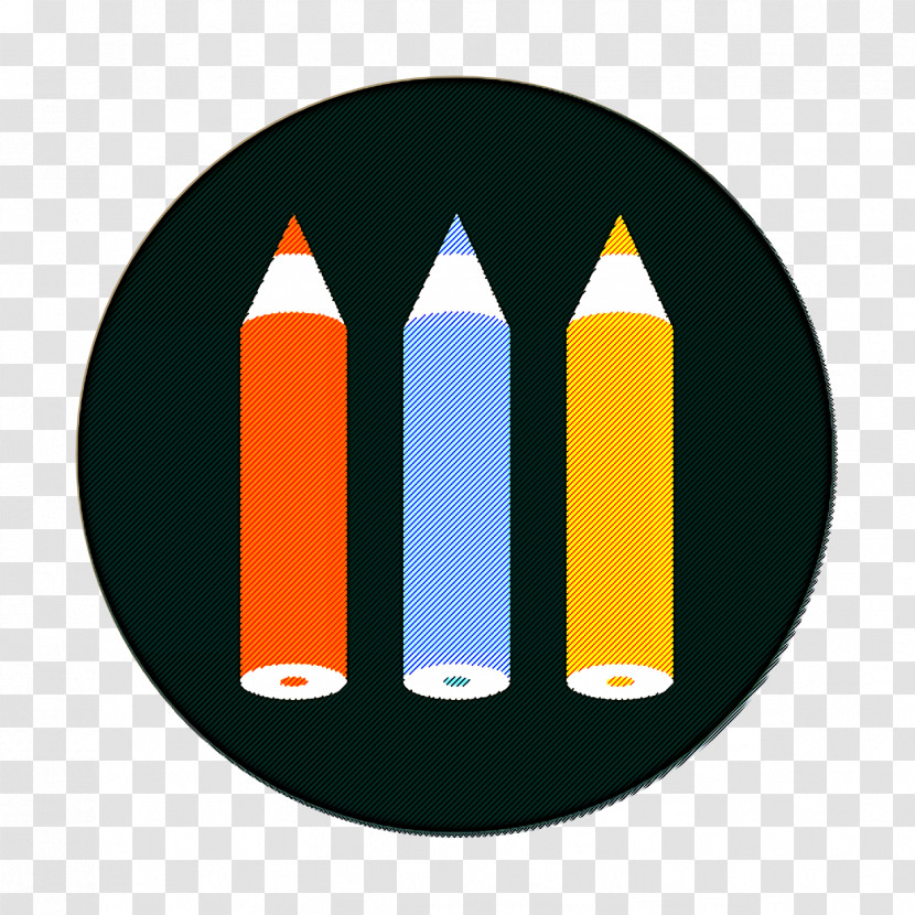Modern Education Icon Pencils Icon Draw Icon Transparent PNG