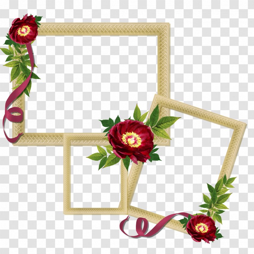 Floral Design Picture Frame - Plant - Mood Transparent PNG