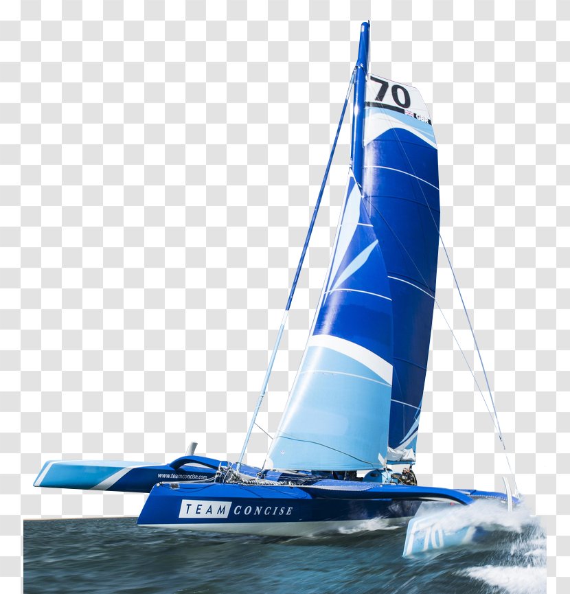 Sailboat Sailing Yacht Racing - Wave - Concise Transparent PNG